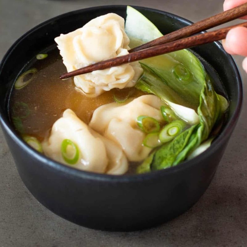 Wonton Soup at Fuji Asian Kitchen