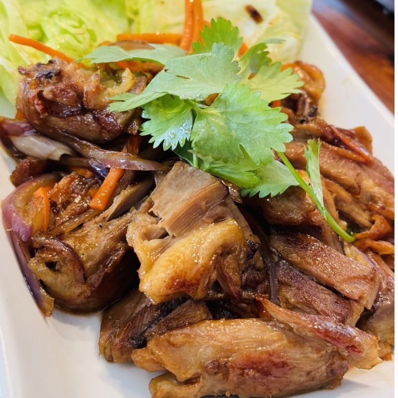 Duck Lettuce Wraps at Fuji Asian Kitchen